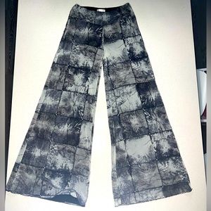 Petit Pois By Viviana G Black & Grey Pants Waist Comfortable Stretchy Medium sz